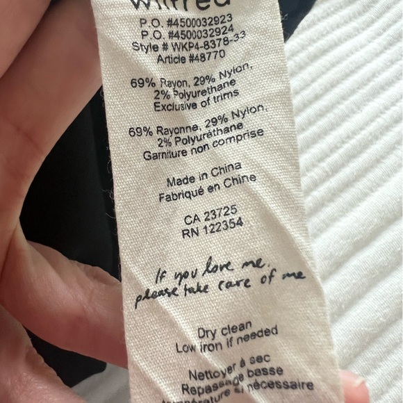 Wilfred- Keyhole Mini Dress. - Picture 6 of 7